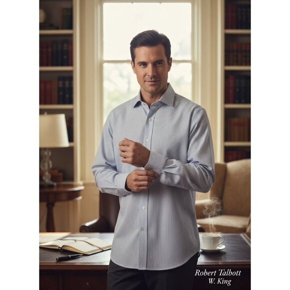 Robert Talbott Other - Robert Talbott Wm King Dress Shirt Micro Gingham Check Button Down